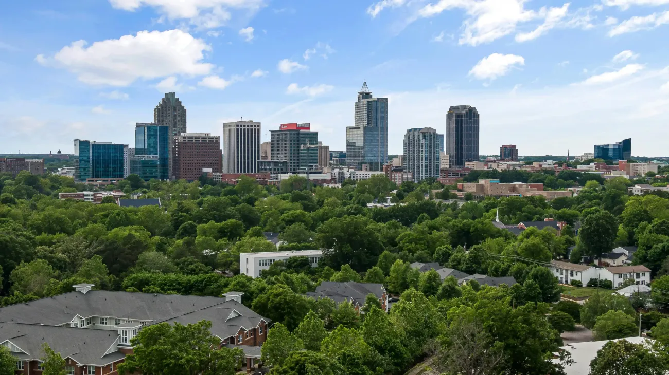 East Raleigh skyline